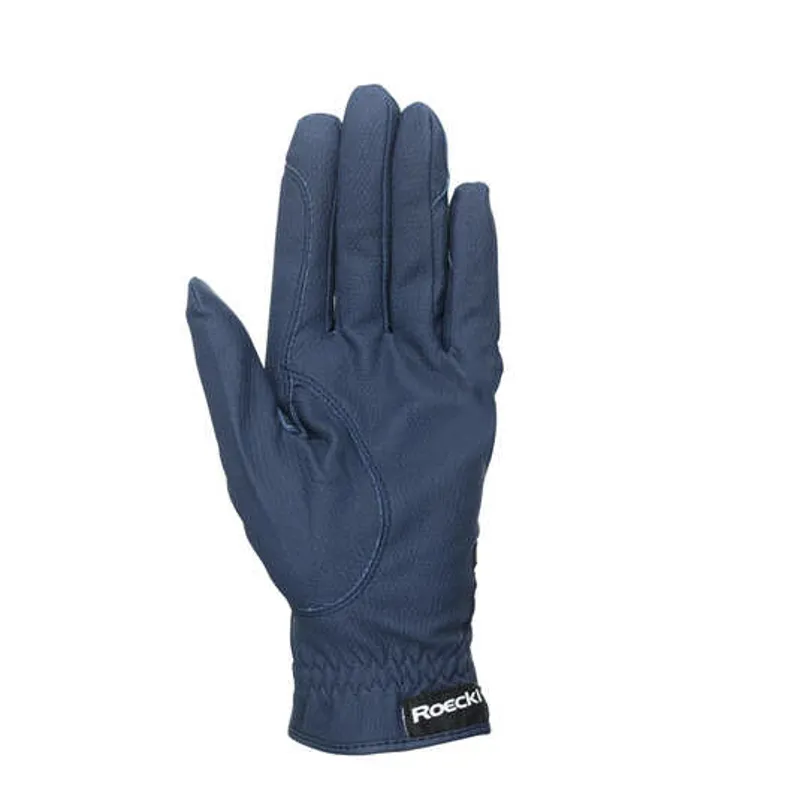 Roeck Grip Riding Gloves Navy Blue-1