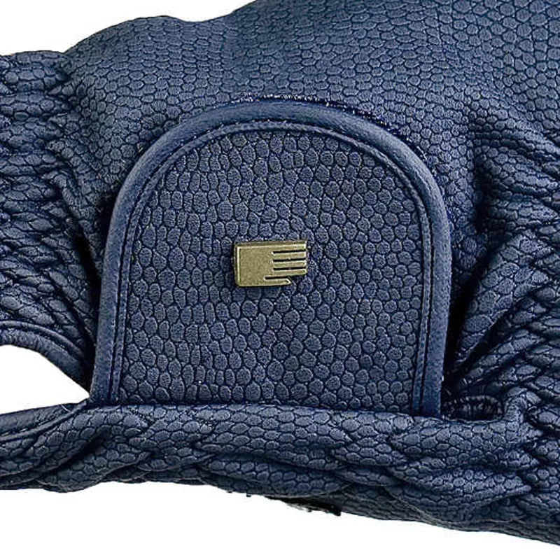 Roeck Grip Riding Gloves Navy Blue-2
