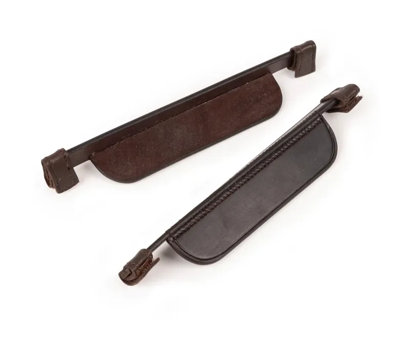 Velociti GARA Leather Blinkers Havana-1