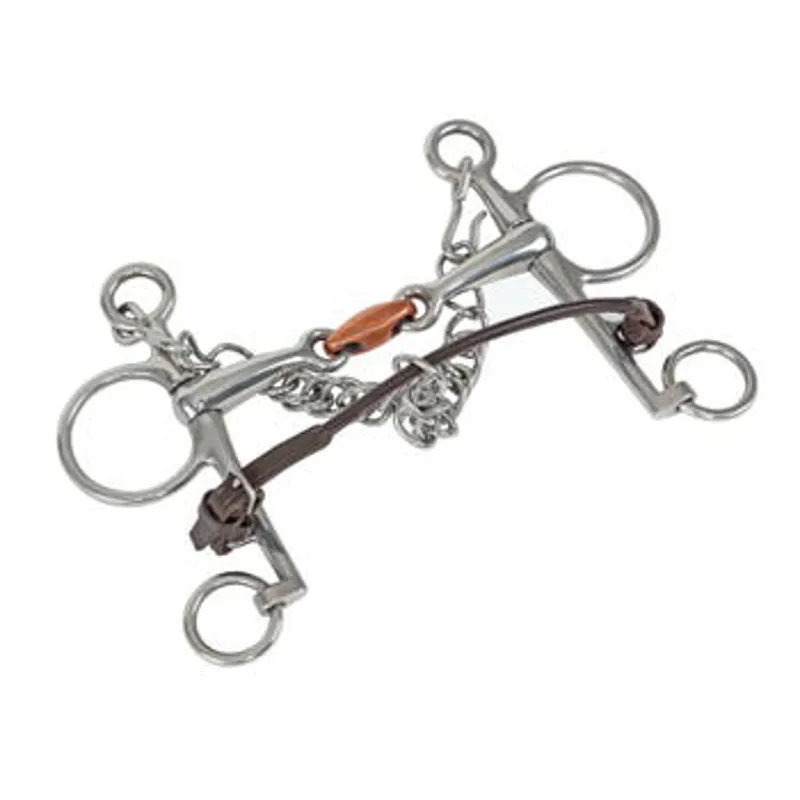 Velociti GARA Rolled Leather Lip Strap ONESIZE in BLACK-1