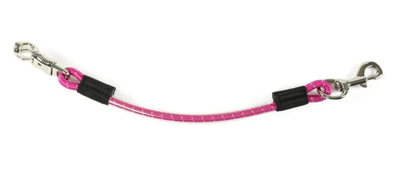 Shires Heavy Duty Bungee Trailer Tie in PINK