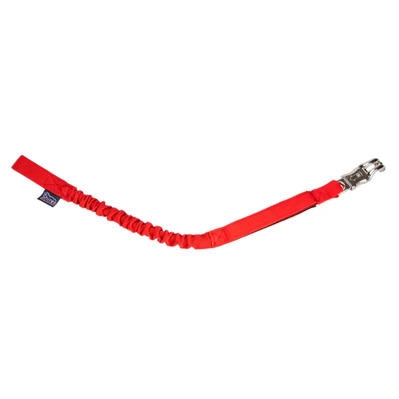 Shires Bungee Breakaway Trailer Tie in RED