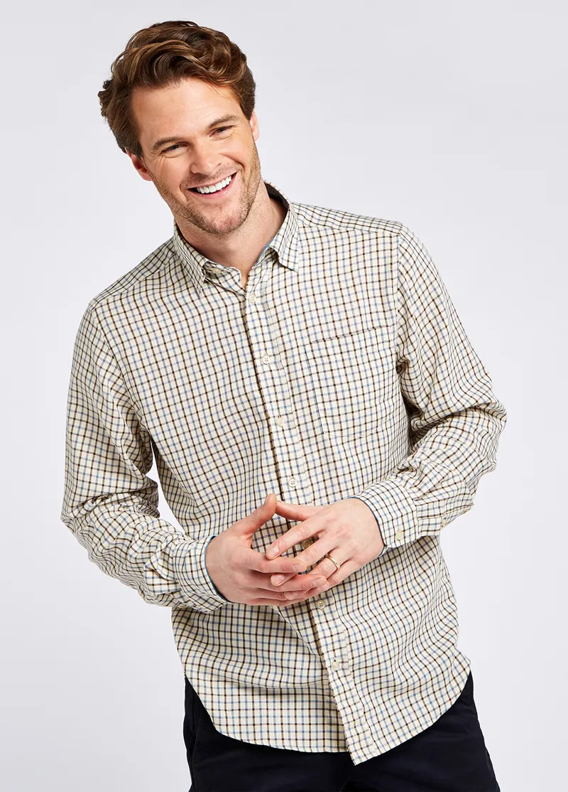 Dubarry Connell Check Shirt - Slate Blue