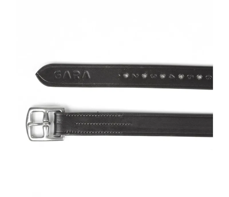 Velociti GARA Stirrup Leathers in BLACK