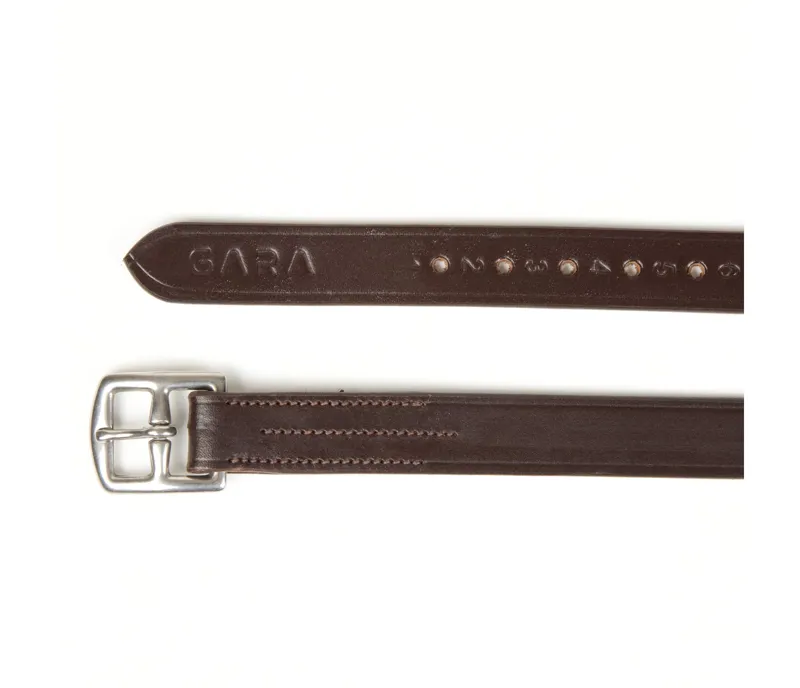 Velociti GARA Stirrup Leathers in HAVANA