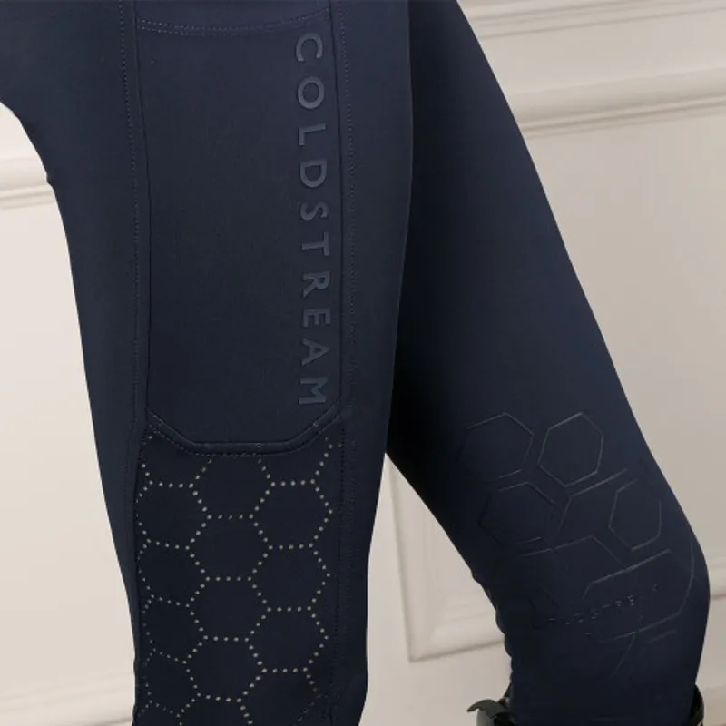 Coldstream Next Generation Ecclaw Elite Compression Riding Tights Navy-2