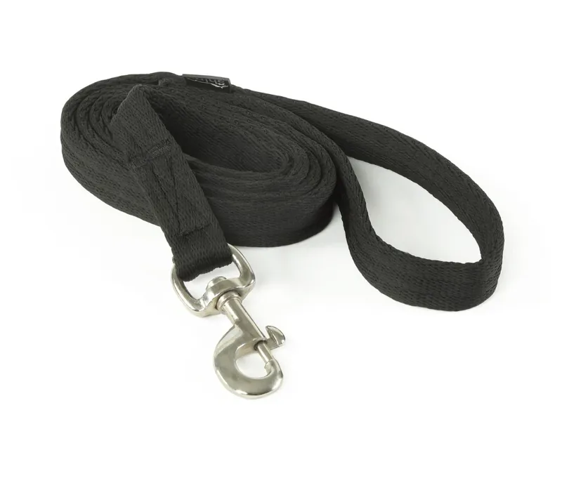 Wessex Cushion Web Lead Rein 1.8M in BLACK