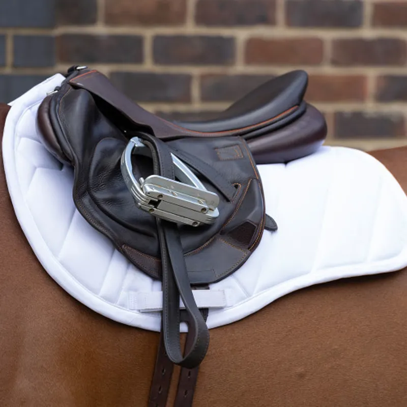 Coldstream Edrom Close Contact Saddle Pad White