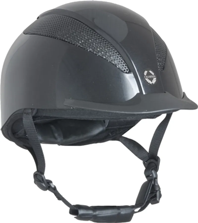 Champion Junior Air-Tech Riding Hat Black Silk