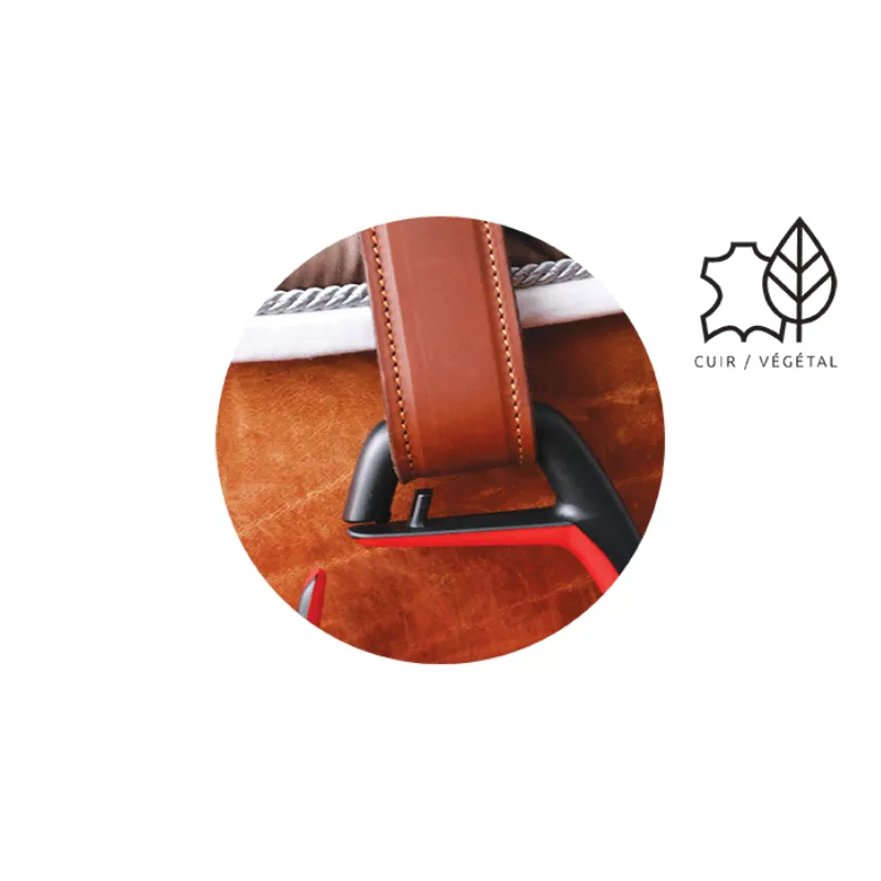 Freejump Stirrup Leathers Classic Wide Black-2