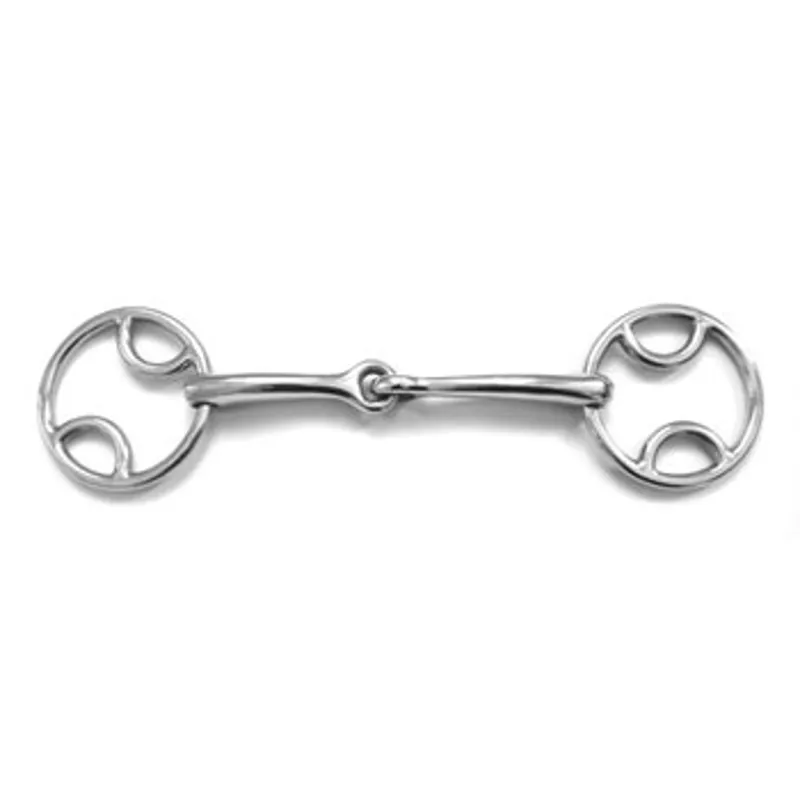 Shires Bevel Bit With Jointed Mouth in S/STEEL