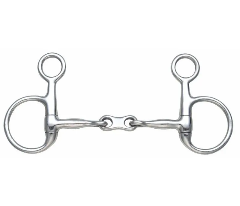 Shires Hanging Cheek French Link Snaffle Bit in S/STEEL