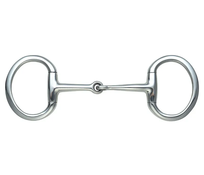 Shires Flat Ring Jointed Eggbutt in S/STEEL