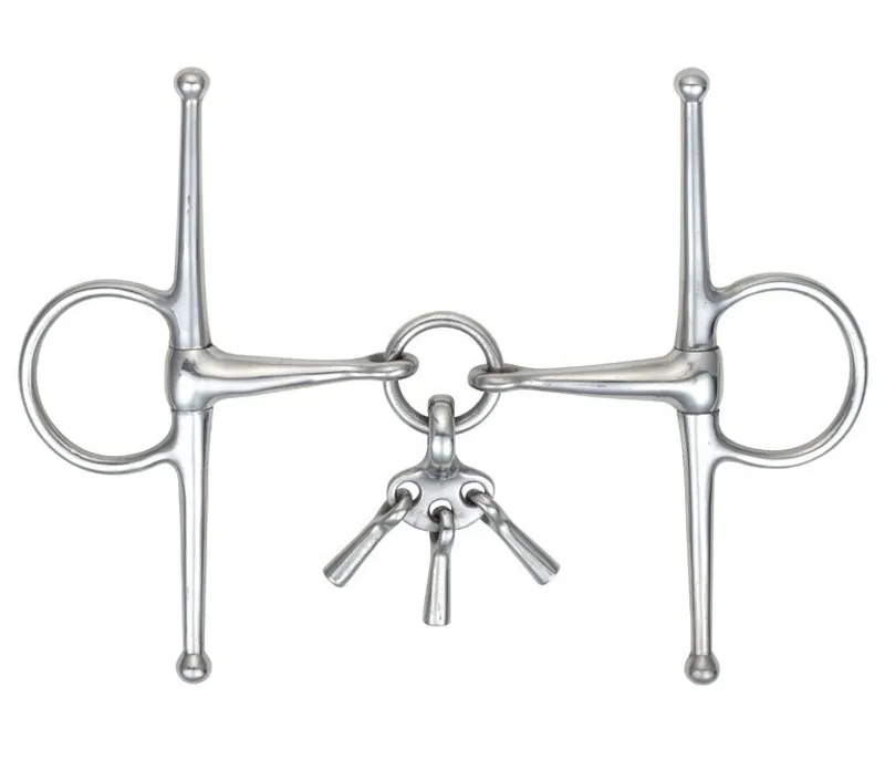 Shires Full Cheek Snaffle with Keys Bit in S/STEEL