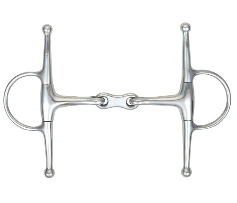 Shires Full Cheek French Link Snaffle Bit in S/STEEL
