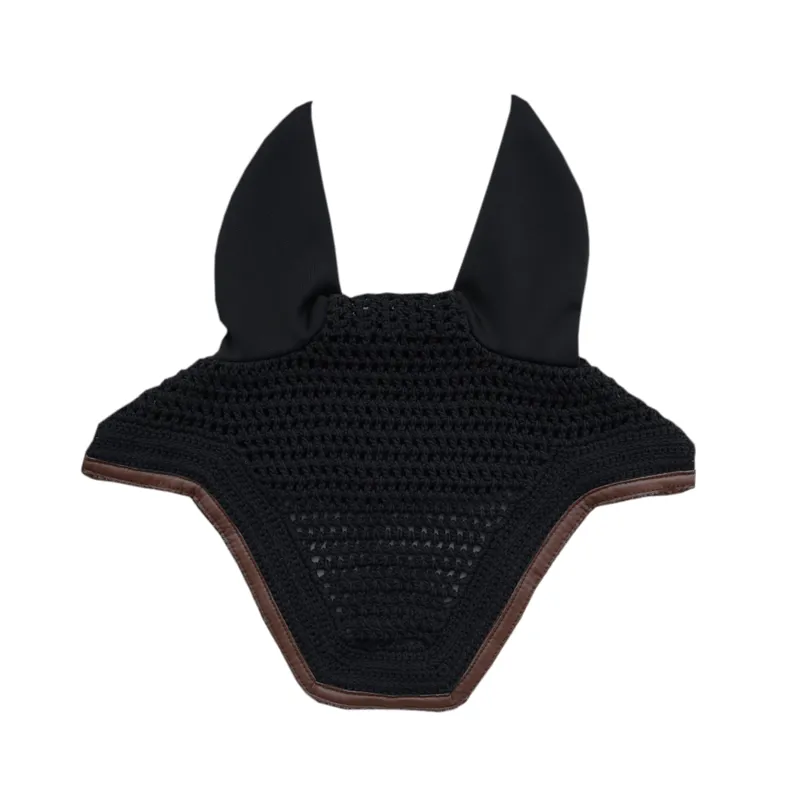 Kentucky Fly Veil Wellington Leather Black