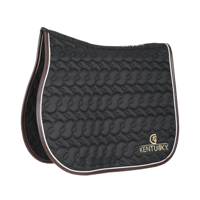 Kentucky Saddle Pad Black-White-Brown
