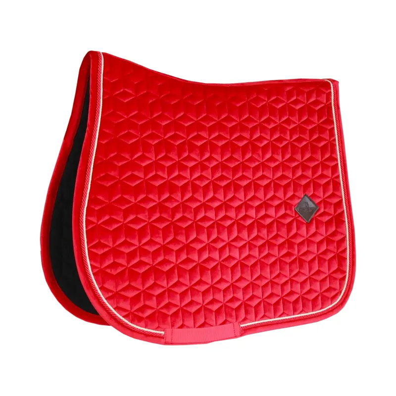 Kentucky Saddle Pad Velvet Jumping Red