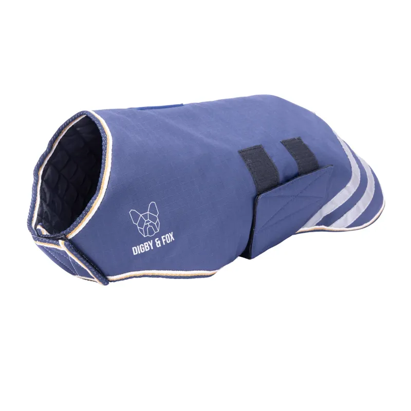 Digby and Fox Waterproof Dog Coat NAVY-1