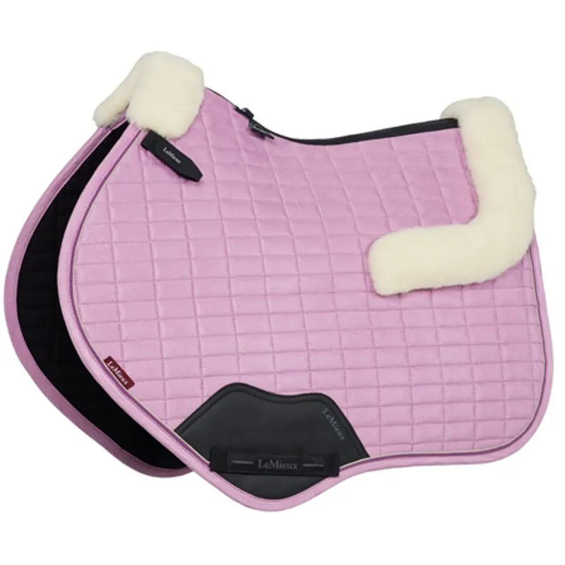 LeMieux Merino+ Suede Close Contact Square Fondant