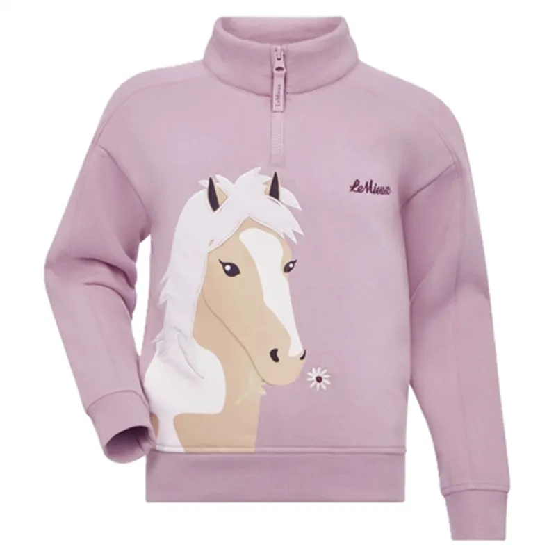 LeMieux Mini Quinn Quarter Zip Sweat Fondant