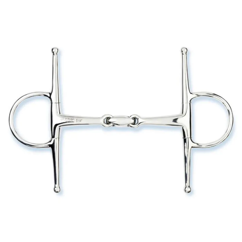 Stubben Easy Control Full Cheek Snaffle Double Broken S/Steel