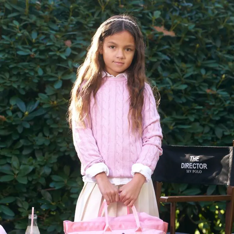 HV Polo Kids Tally Pullover Pretty Pink 