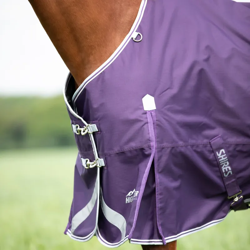Highlander Original 100 Turnout Rug PLUM-1