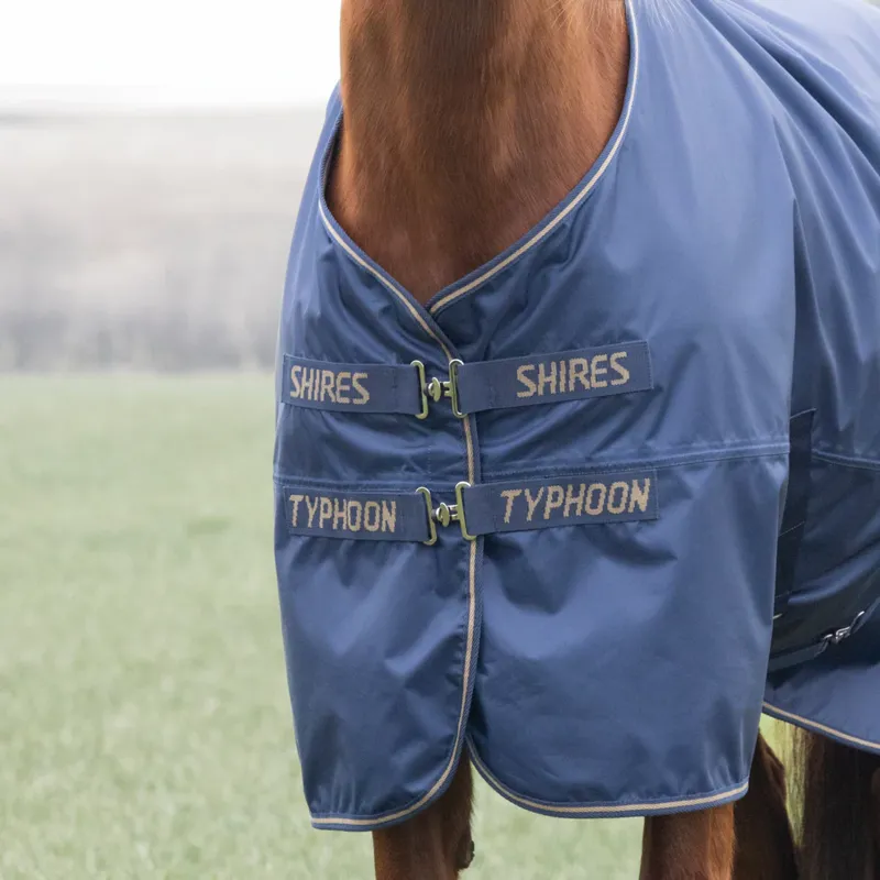 Typhoon Lite Turnout Rug NAVY-1