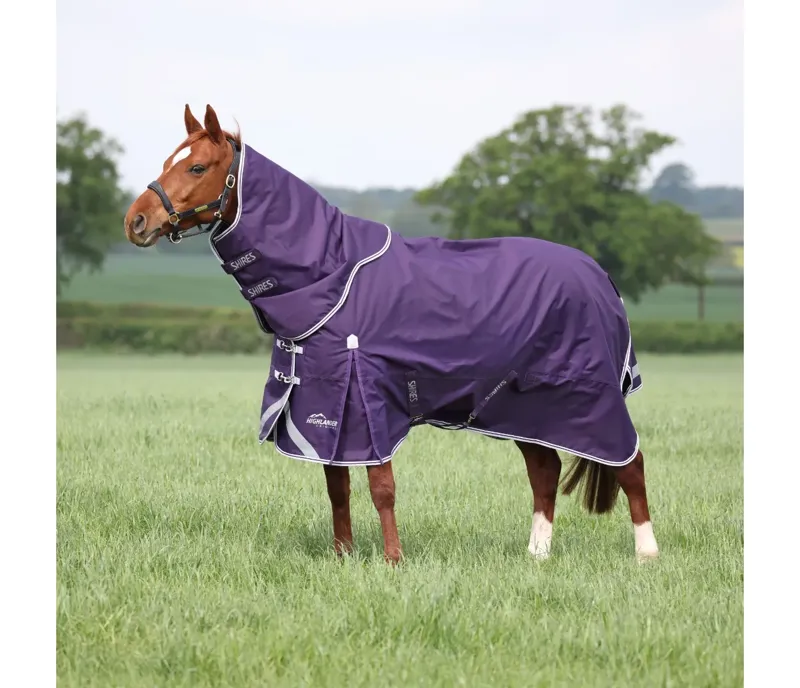 Highlander Original 100 T/O Rug and Neck in Plum