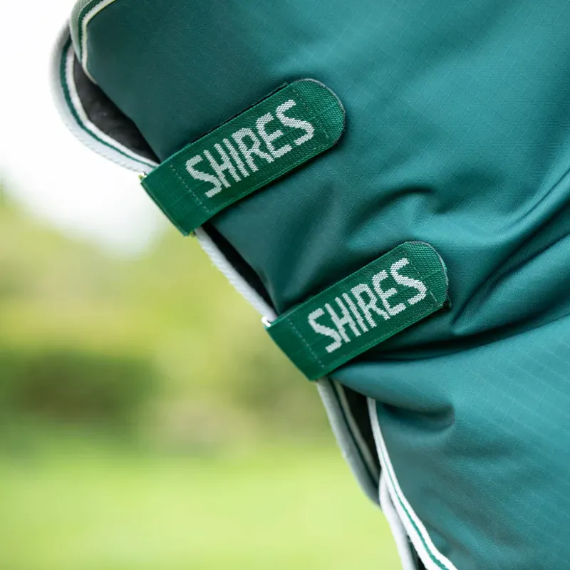 Highlander Original 300 Turnout Rug and Neck Set GREEN-1