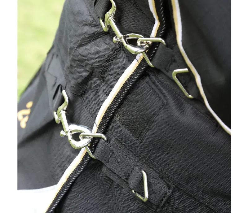 Highlander Plus 200 Turnout Rug in BLACK-1