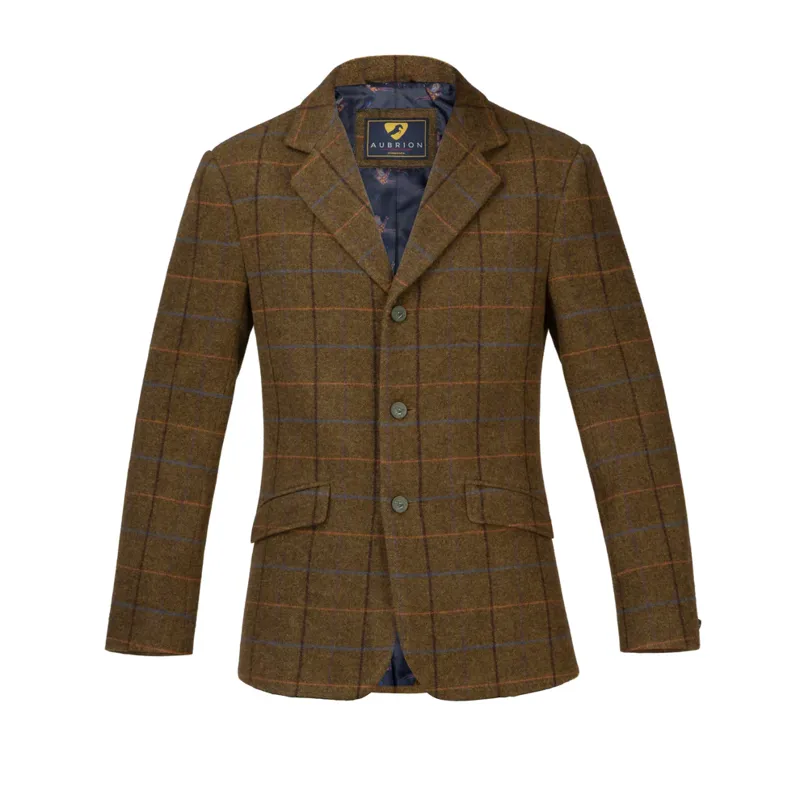 Aubrion Saratoga Jacket - Gents in Oak Brown Check-1