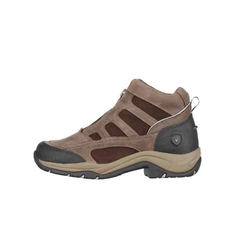 Ariat Womens Terrain Waterproof Boot H20 Zip Distressed Brown