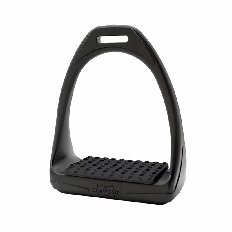 Breeze Up Reflex Stirrups Black with Black Tread