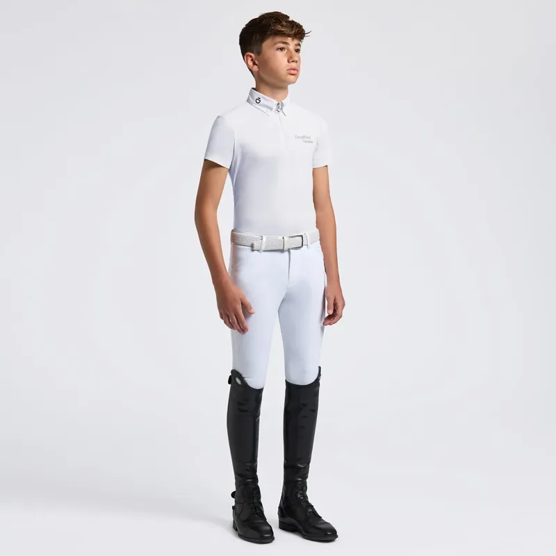 Cavalleria Toscana Boys Competition Shirt White