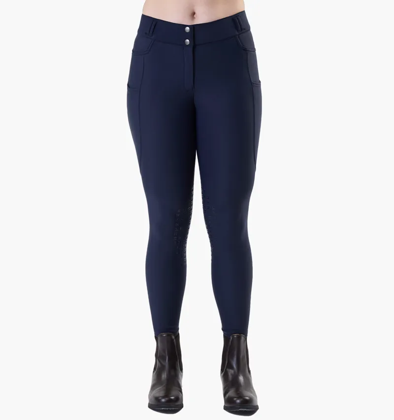 Horseware Flexfit Winter Breeches Knee Grip Core Navy