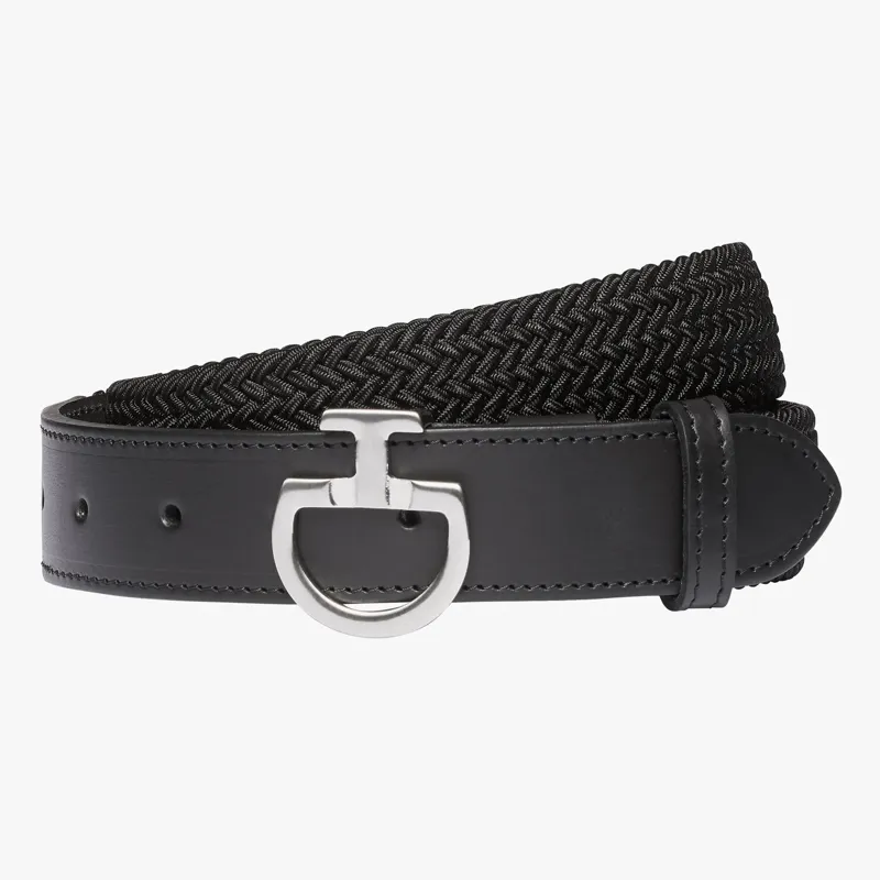 Cavalleria Toscana Women's Elastic Belt Black