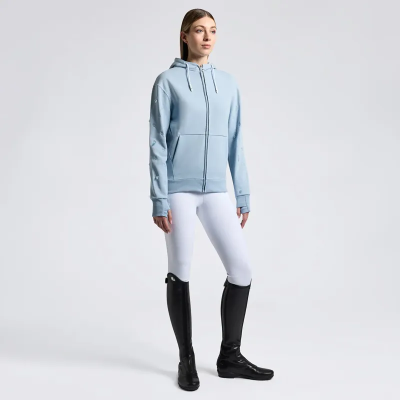 Cavalleria Toscana Womens Hoodie Blue Fog