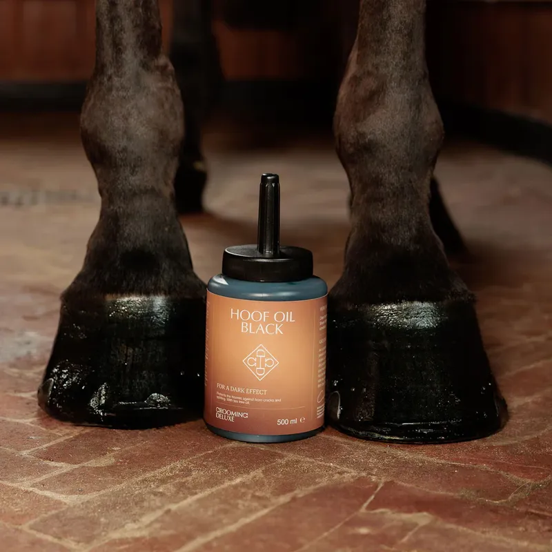 Grooming Deuxe Hoof Oil Shine Black 500ml
