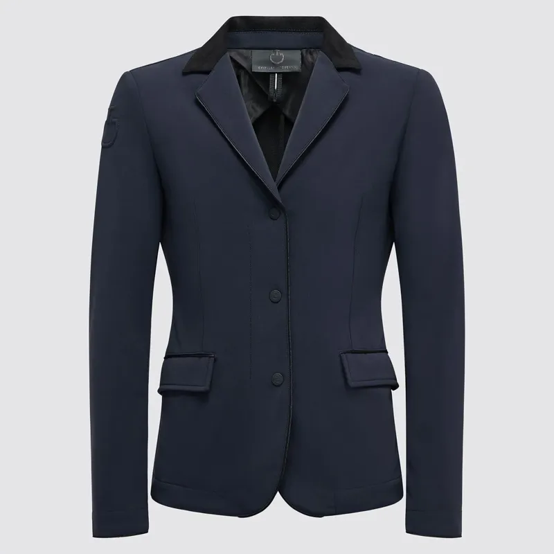 Cavalleria Toscana GP Girl's Zip Competition Jacket Navy