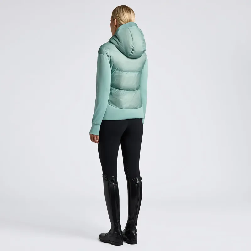 Cavalleria Toscana Womens Puffer Jacket Light Teal Green-1