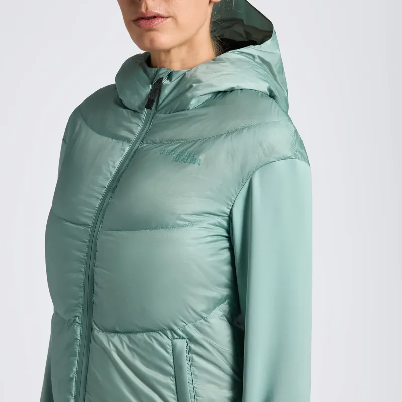 Cavalleria Toscana Womens Puffer Jacket Light Teal Green-2