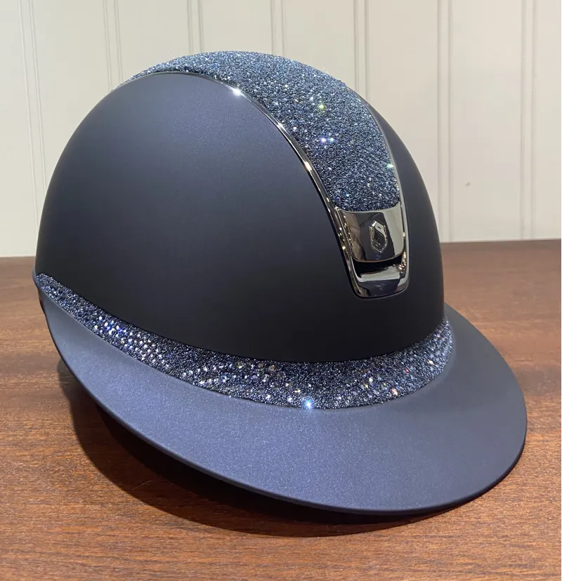 V2 Miss Shield Crystal Intarsia Summer Nights Top and Band Blue Medium