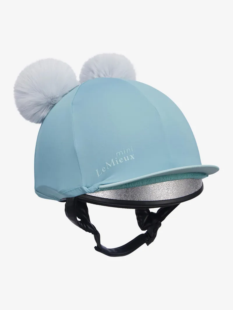 Le Mieux Mini Double Pom Hat Silk Lagoon-1