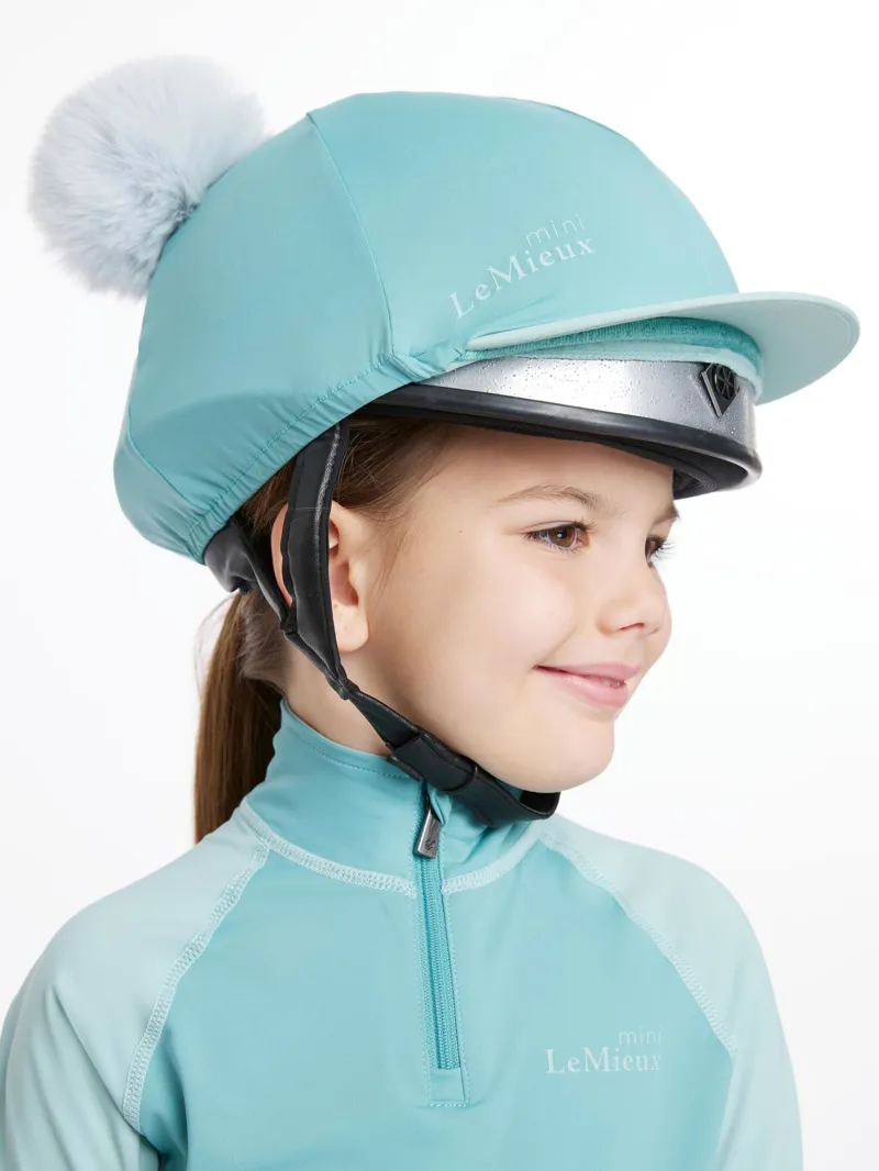 Le Mieux Mini Double Pom Hat Silk Lagoon