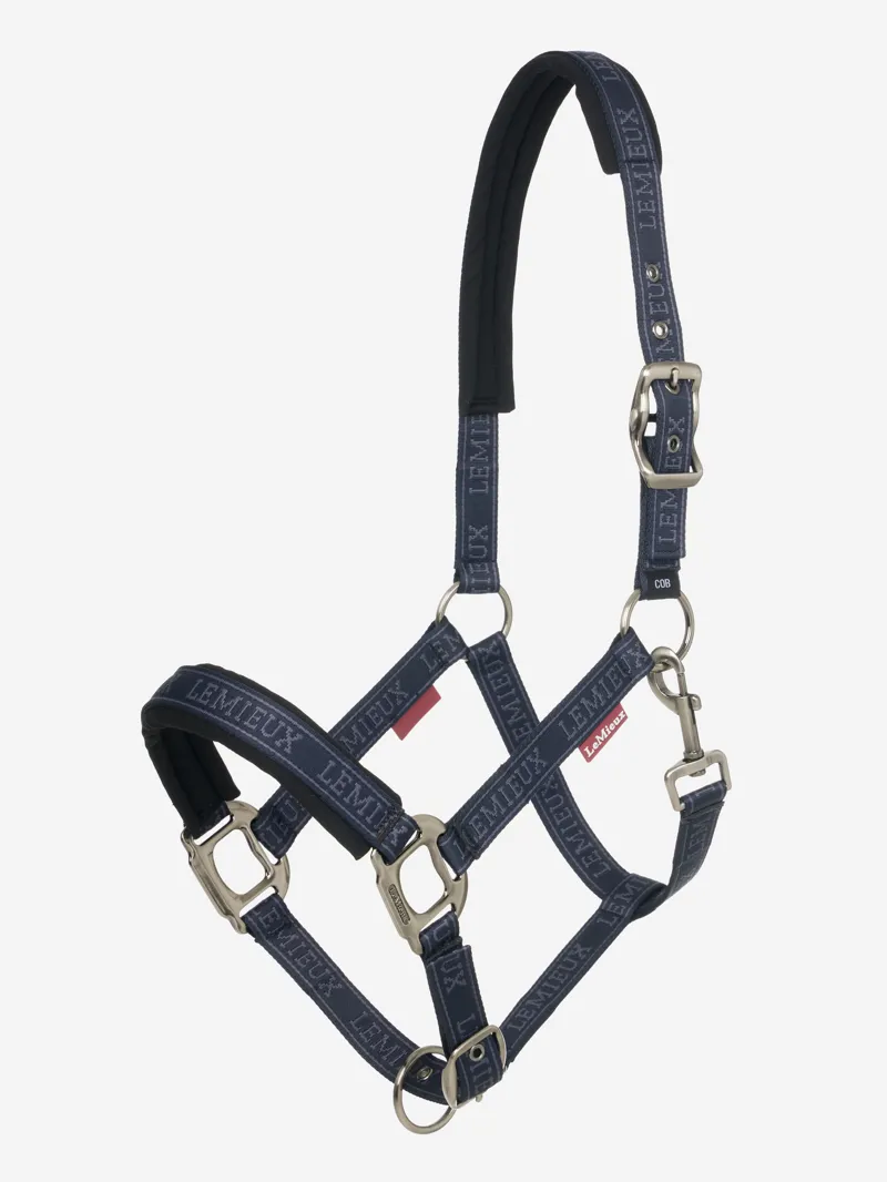 Le Mieux Logo Headcollar Navy