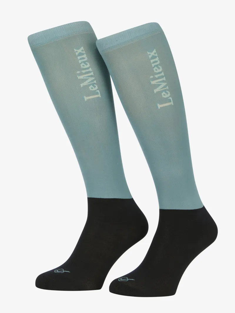 Le Mieux Competition Socks 2 pack Lagoon-1
