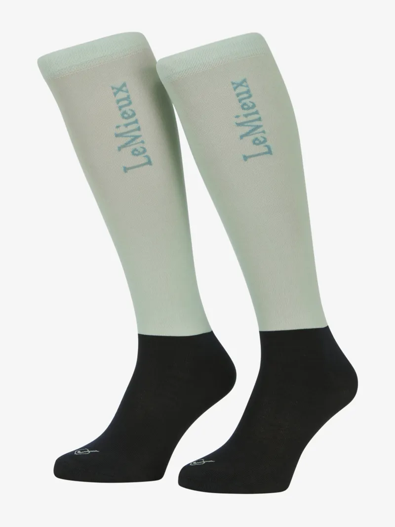 Le Mieux Competition Socks 2 pack Aqua