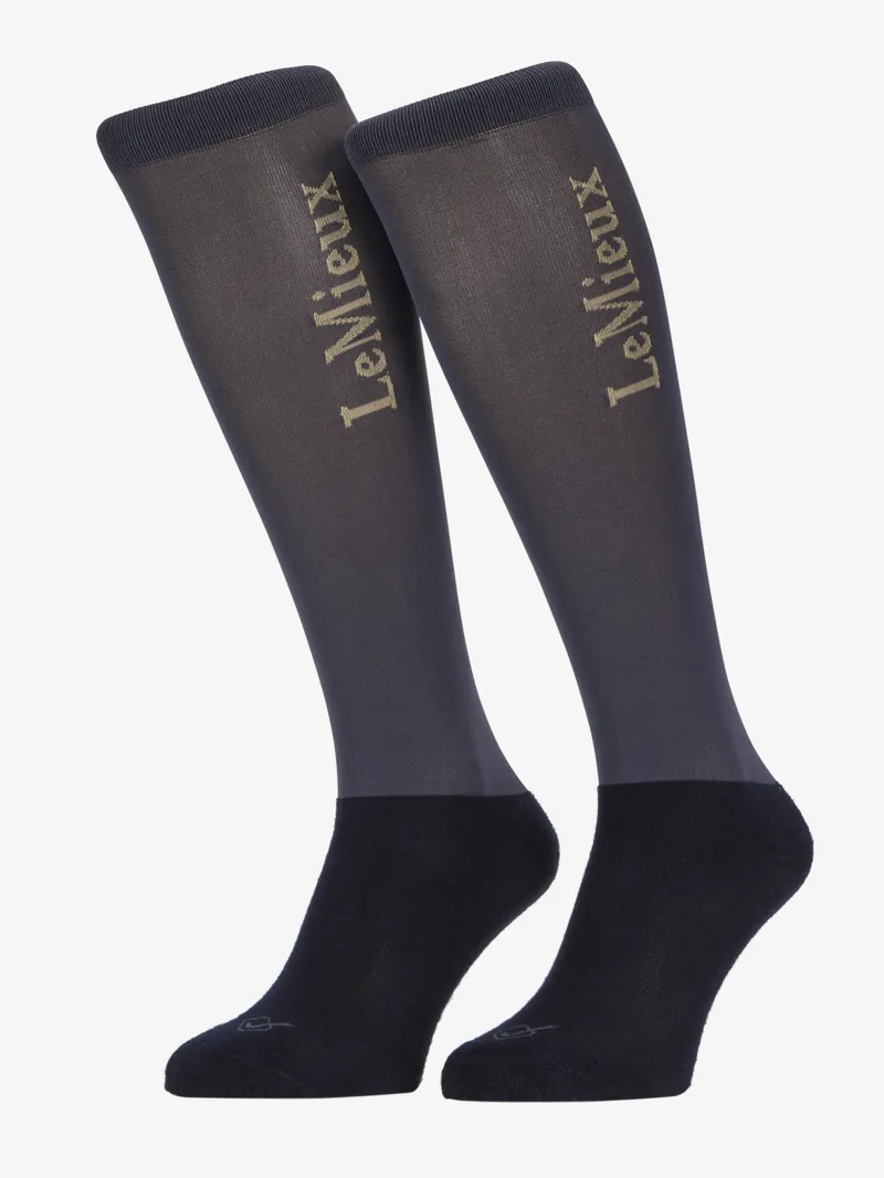 Le Mieux Competition Socks 2 pack Dusk Blue
